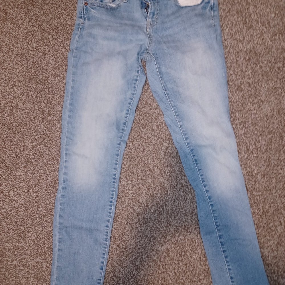 Light blue jeans